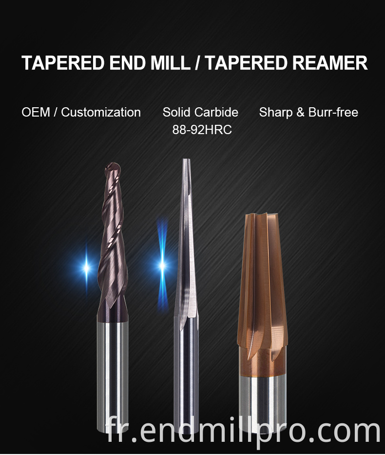 TAPERED END MILL 